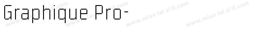 Graphique Pro字体转换